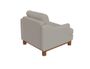 Olimpia Armchair with Wooden Frame