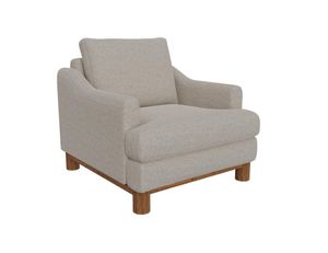 Olimpia Armchair with Wooden Frame
