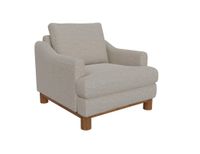 Olimpia Armchair with Wooden Frame