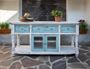 Aruba 3 Drawer 2 Doors 70" Sky Blue TV Stand