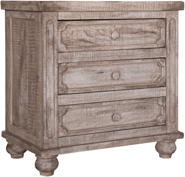 Aruba 3 Drawer Nightstand