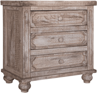Aruba 3 Drawer Nightstand