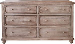 Aruba 6 Drawer Dresser