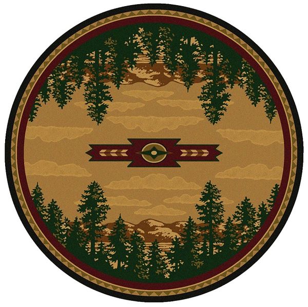 Autumn Point - Wine Rug
