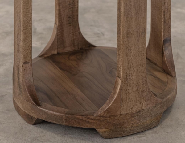 Balam Chairside Table - 1 Shelf