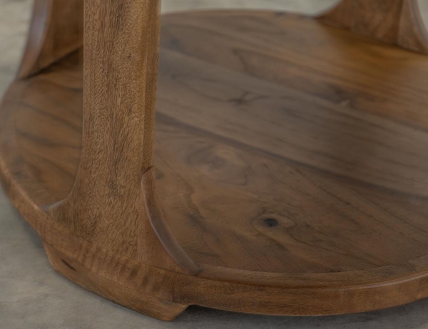 Balam Chairside Table - 1 Shelf