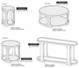 Balam Chairside Table - 1 Shelf