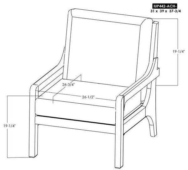 Balam Archair - Wooden Frame