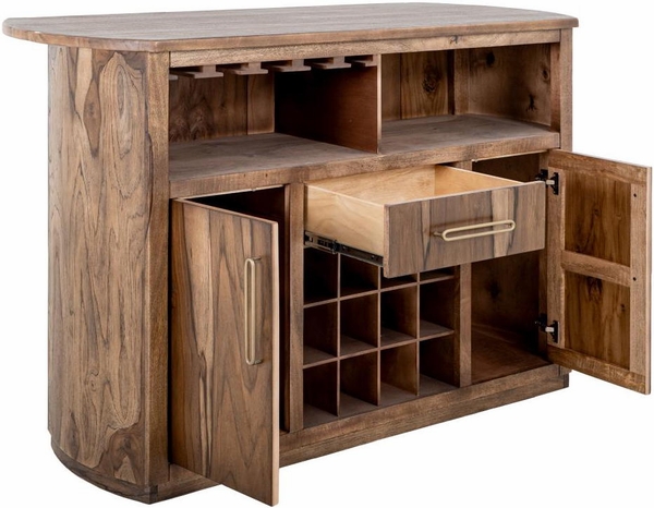 Balam Bar - Wine Grid, 1 Drawer & 2 Door