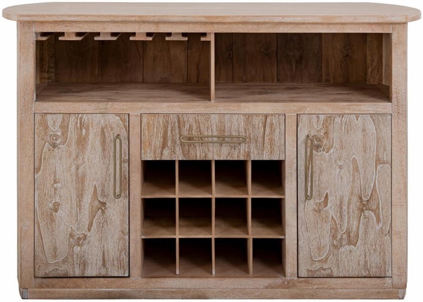 Balam Bar - Wine Grid, 1 Drawer & 2 Door