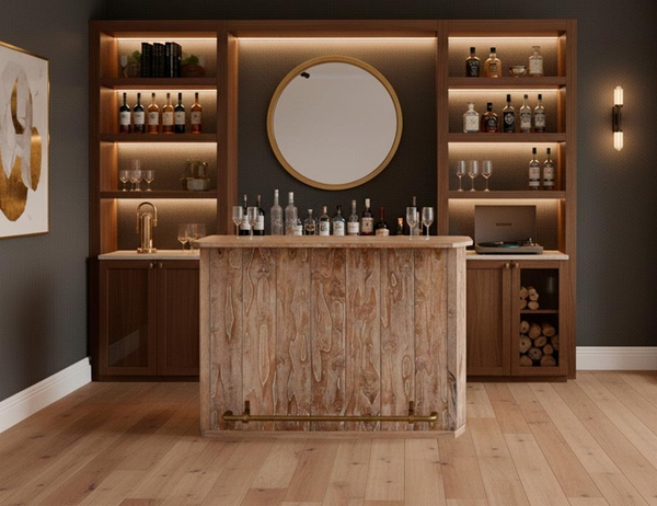 Balam Bar - Wine Grid, 1 Drawer & 2 Door
