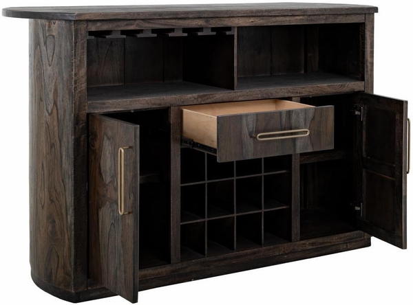Balam Bar - Wine Grid, 1 Drawer & 2 Door