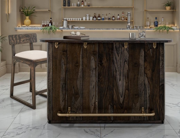 Balam Bar - Wine Grid, 1 Drawer & 2 Door