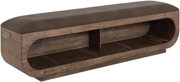 Balam Bench - Cushioned Seat, Storage Below