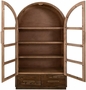 Balam Cabinet - 2 Drawer & 2 Glass Door