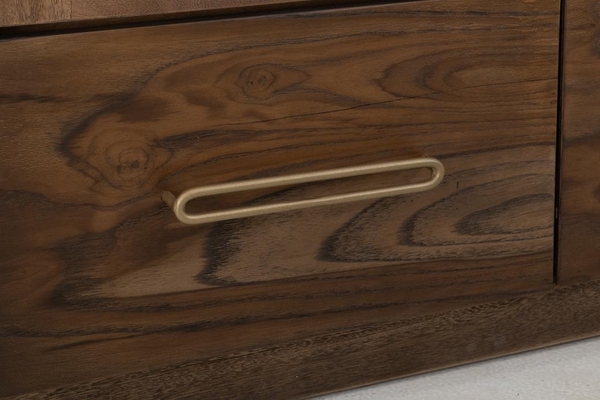 Balam Cabinet - 2 Drawer & 2 Glass Door