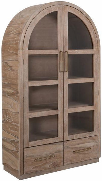 Balam Cabinet - 2 Drawer & 2 Glass Door