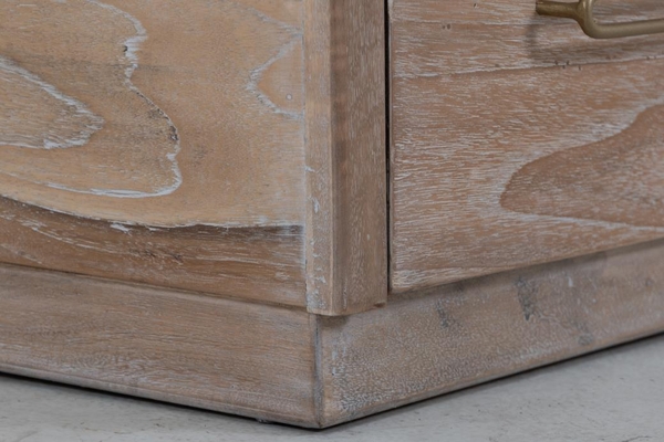 Balam Cabinet - 2 Drawer & 2 Glass Door