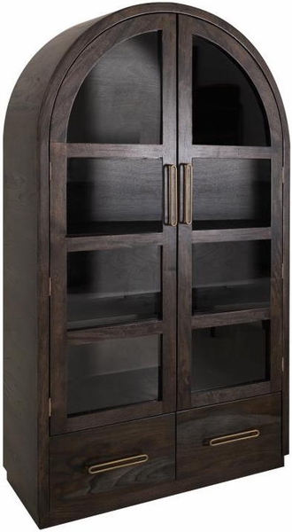 Balam Cabinet - 2 Drawer & 2 Glass Door