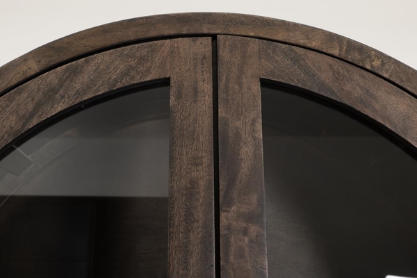 Balam Cabinet - 2 Drawer & 2 Glass Door
