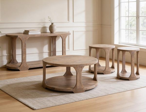 Balam Cocktail Table - 1 Shelf