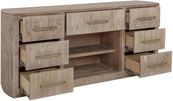 Balam Console - 7 Drawer, 1 Shelf