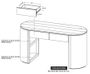 Balam Desk - 2 Drawer