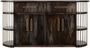 Balam Kitchen Island - 6 Shelf, 2 Drawer & 4 Door