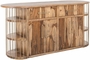 Balam Kitchen Island - 6 Shelf, 2 Drawer & 4 Door