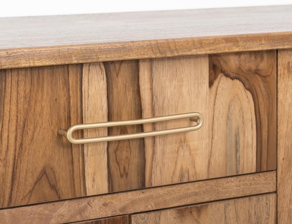 Balam Kitchen Island - 6 Shelf, 2 Drawer & 4 Door