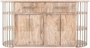 Balam Kitchen Island - 6 Shelf, 2 Drawer & 4 Door