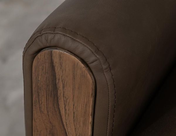 Balam Sofa - Two-Cushion, Wooden Frame & Base