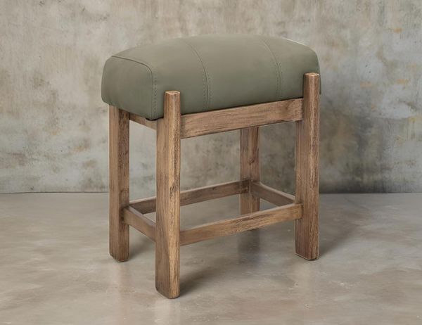 Balam Stool Upholstered 24" Narrow