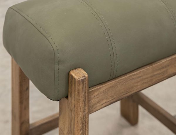 Balam Stool Upholstered 24" Narrow