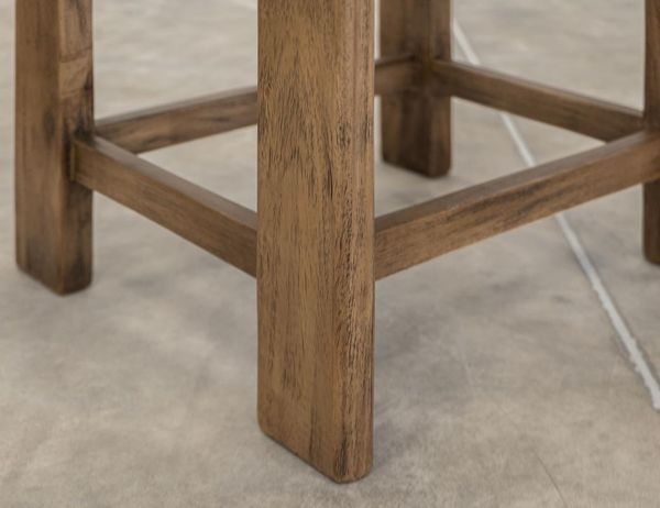 Balam Stool Upholstered 24" Narrow