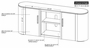 Balam TV Stand - 80", 2 Door