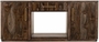 Balam TV Stand for Fireplace - 1 Drawer & 2 Door