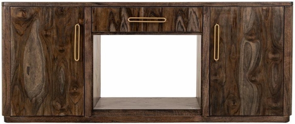 Balam TV Stand for Fireplace - 1 Drawer & 2 Door
