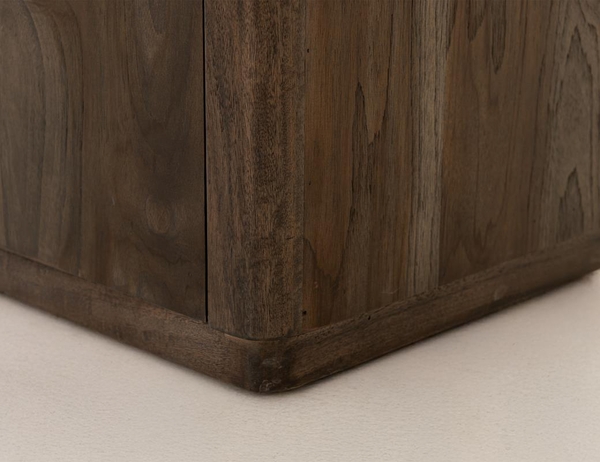 Balam TV Stand for Fireplace - 1 Drawer & 2 Door