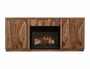 Balam TV Stand for Fireplace - 1 Drawer & 2 Door