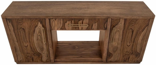 Balam TV Stand for Fireplace - 1 Drawer & 2 Door