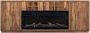 Balam TV Stand for Fireplace - 80", 2 Drawer, 2 Door