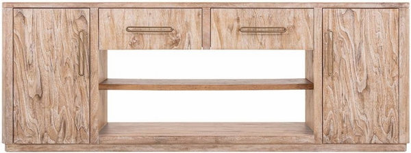 Balam TV Stand for Fireplace - 80", 2 Drawer, 2 Door