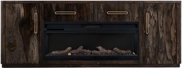Balam TV Stand for Fireplace - 80", 2 Drawer & 2 Door