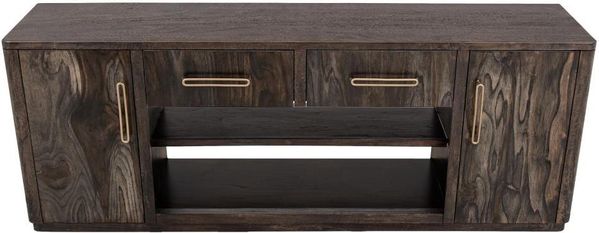 Balam TV Stand for Fireplace - 80", 2 Drawer & 2 Door