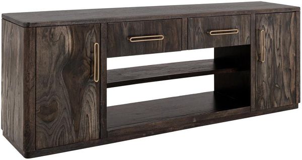 Balam TV Stand for Fireplace - 80", 2 Drawer & 2 Door