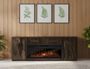 Balam TV Stand for Fireplace - 80", 2 Drawer & 2 Door