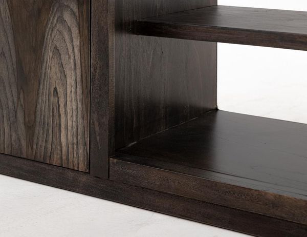 Balam TV Stand for Fireplace - 80", 2 Drawer & 2 Door