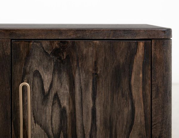 Balam TV Stand for Fireplace - 80", 2 Drawer & 2 Door