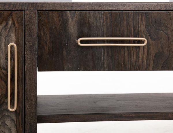 Balam TV Stand for Fireplace - 80", 2 Drawer & 2 Door